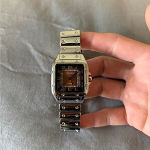 Beautiful Brown Dial Smooth Bezel 31.1mm watch and works perfectly